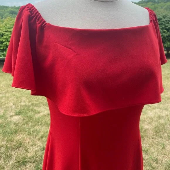 Boston Proper Red Maxi Dress - Picture 9 of 16